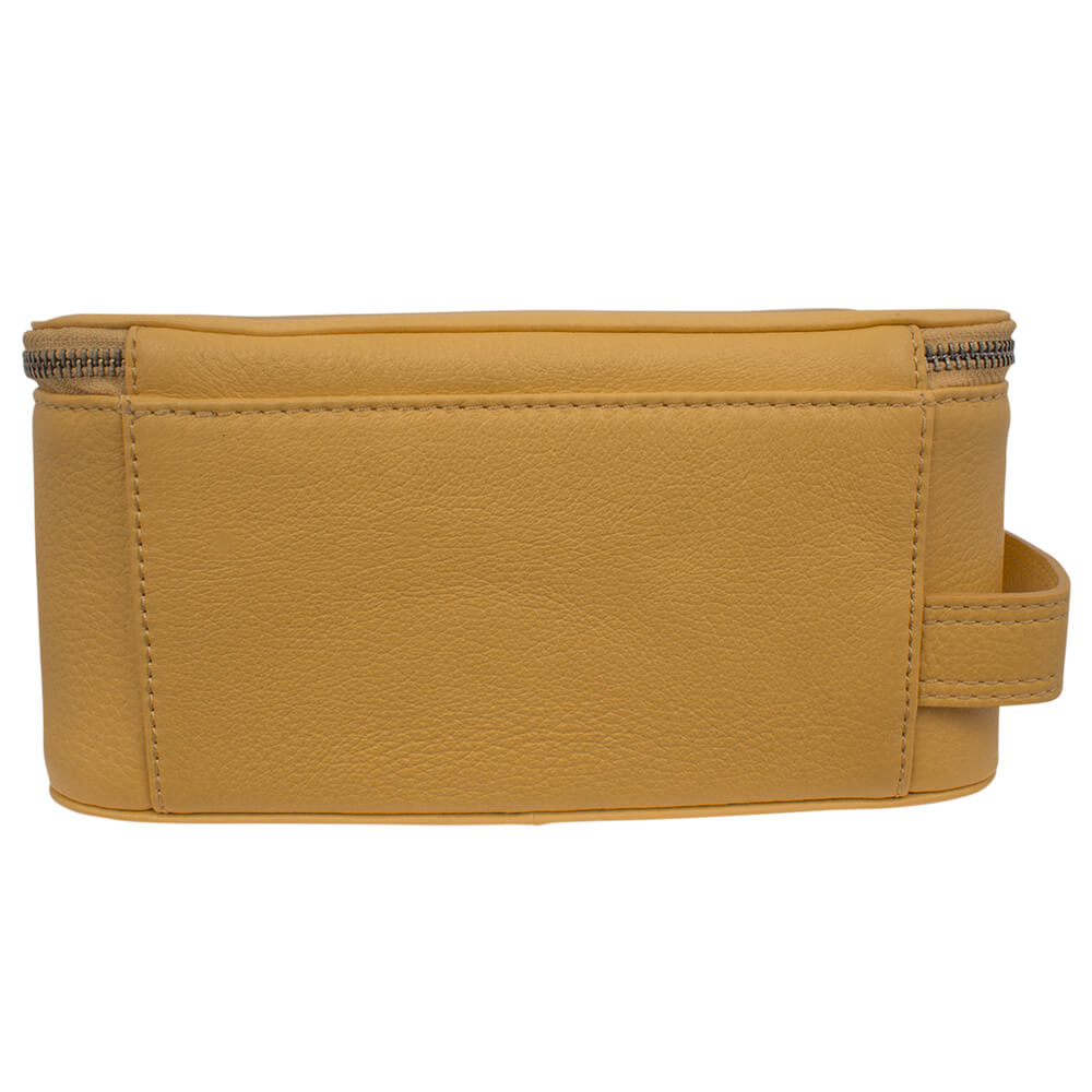 Ochre Yellow Washbag - Gagliardi