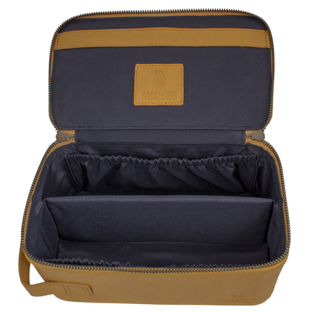 Ochre Yellow Washbag - Gagliardi