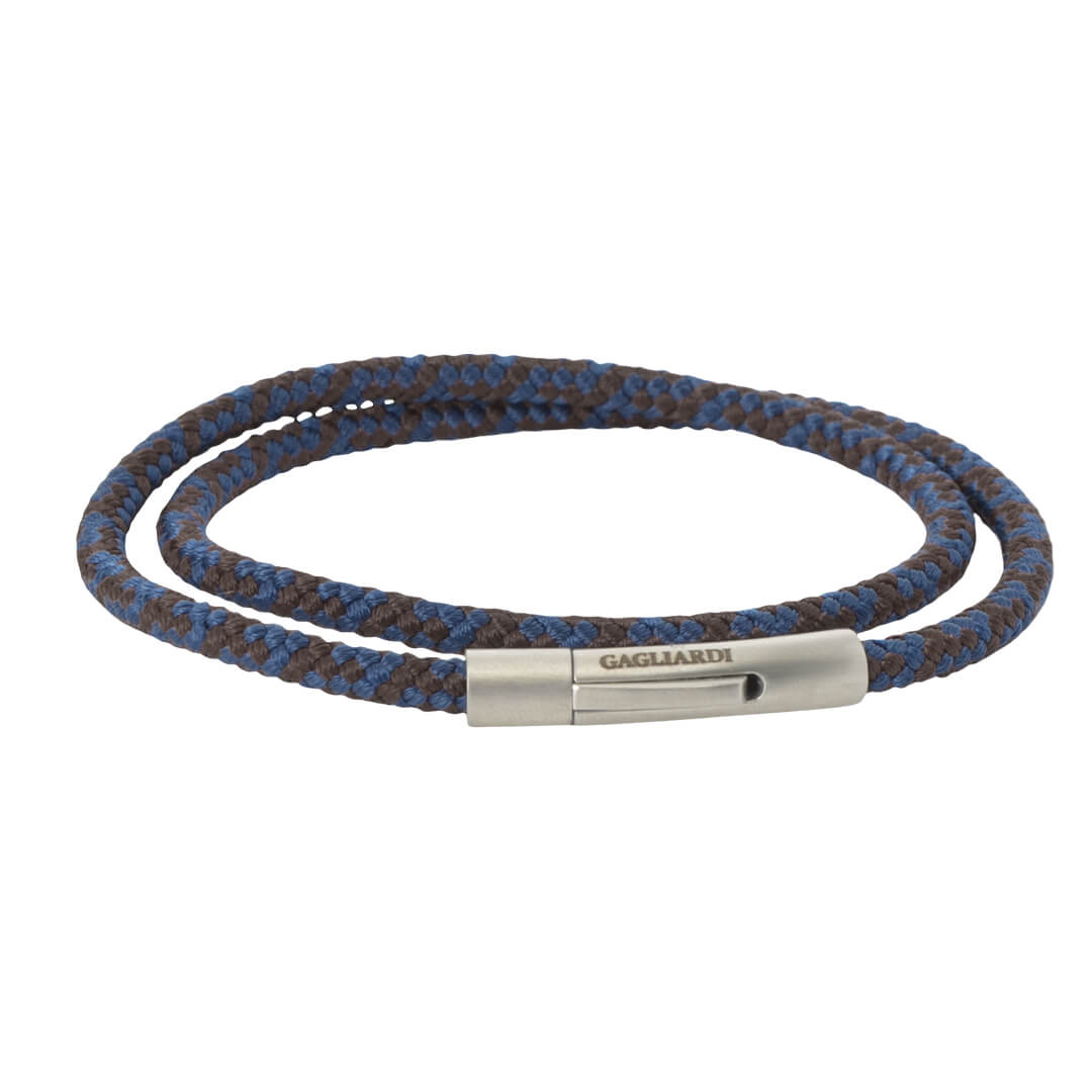 Brown & Navy Rope Bracelet - Gagliardi