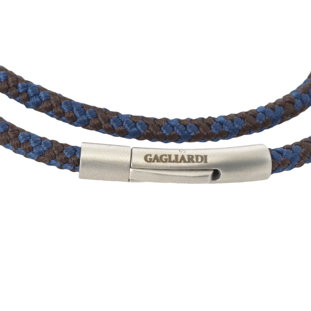 Brown & Navy Rope Bracelet - Gagliardi