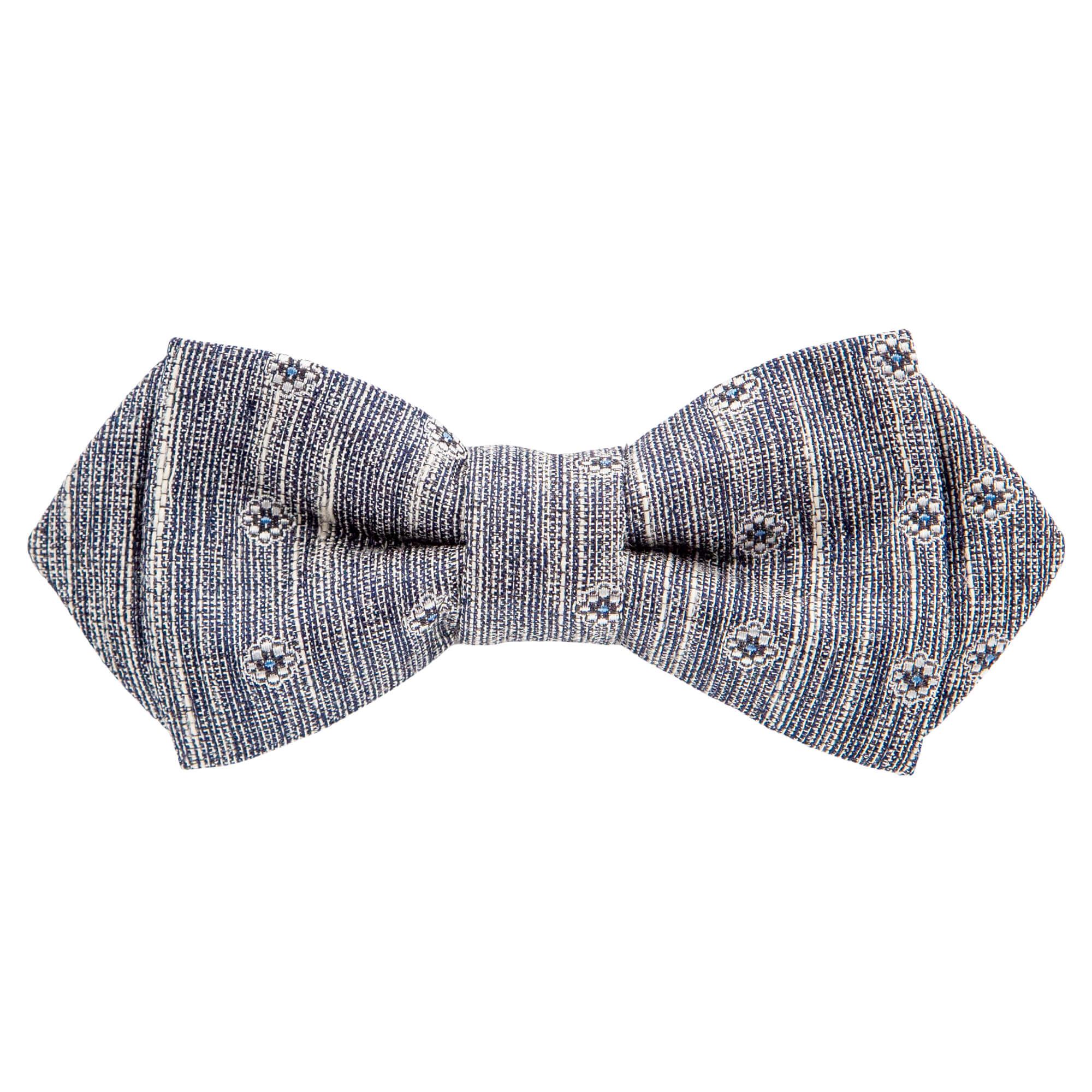 Sky With Flower Geometric Design Bow Tie