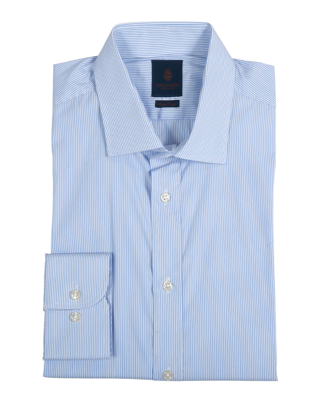 Extra Slim Fit Blue Stretch Stripe Shirt