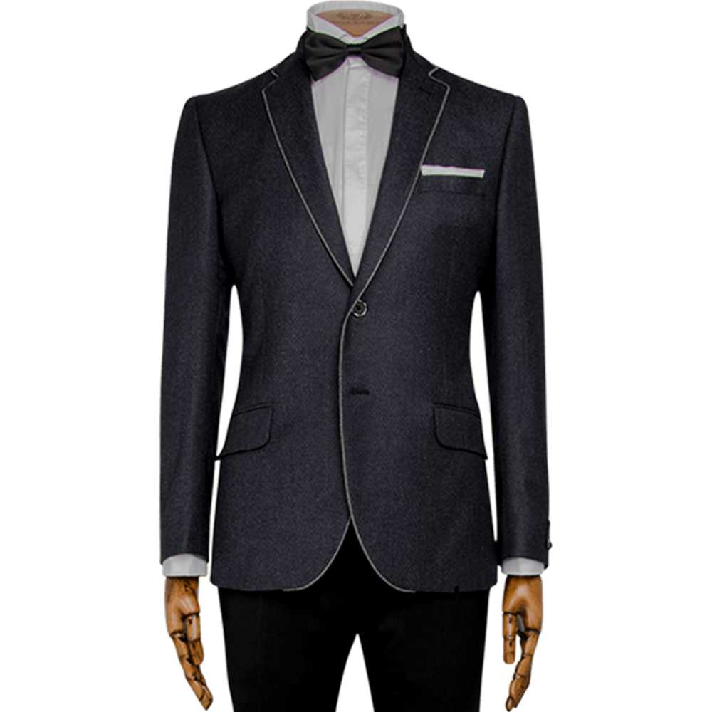 Indigo Diamond Weave Dinner Jacket - Gagliardi