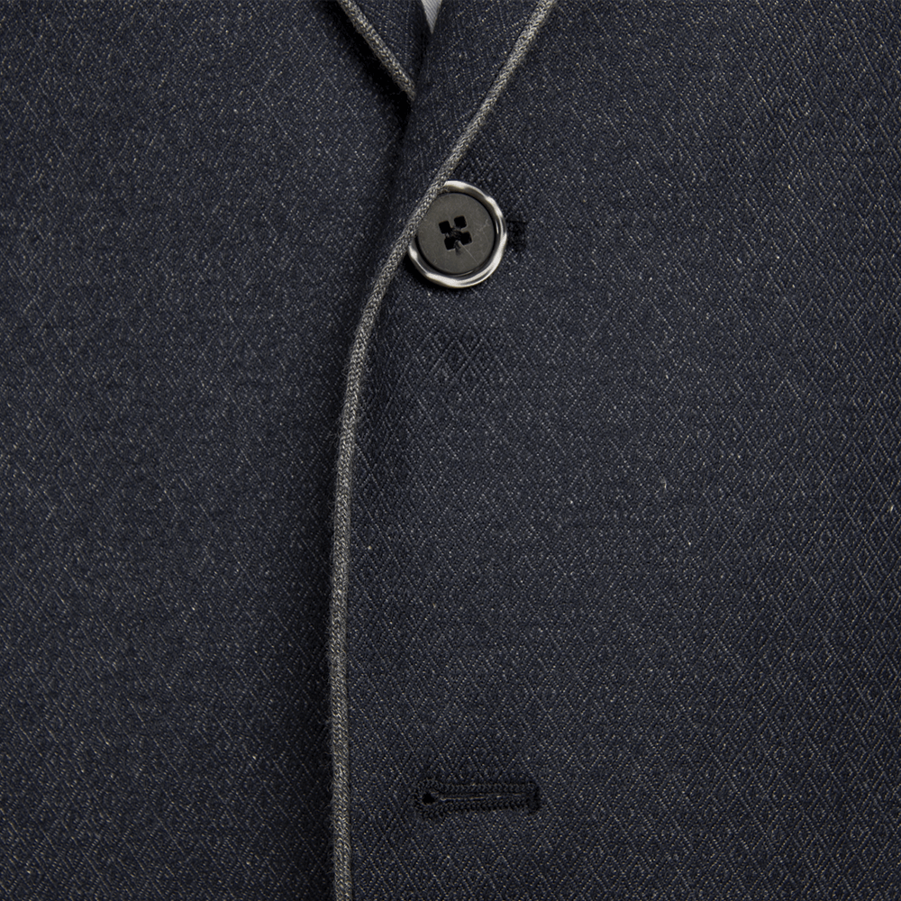 Indigo Diamond Weave Dinner Jacket - Gagliardi