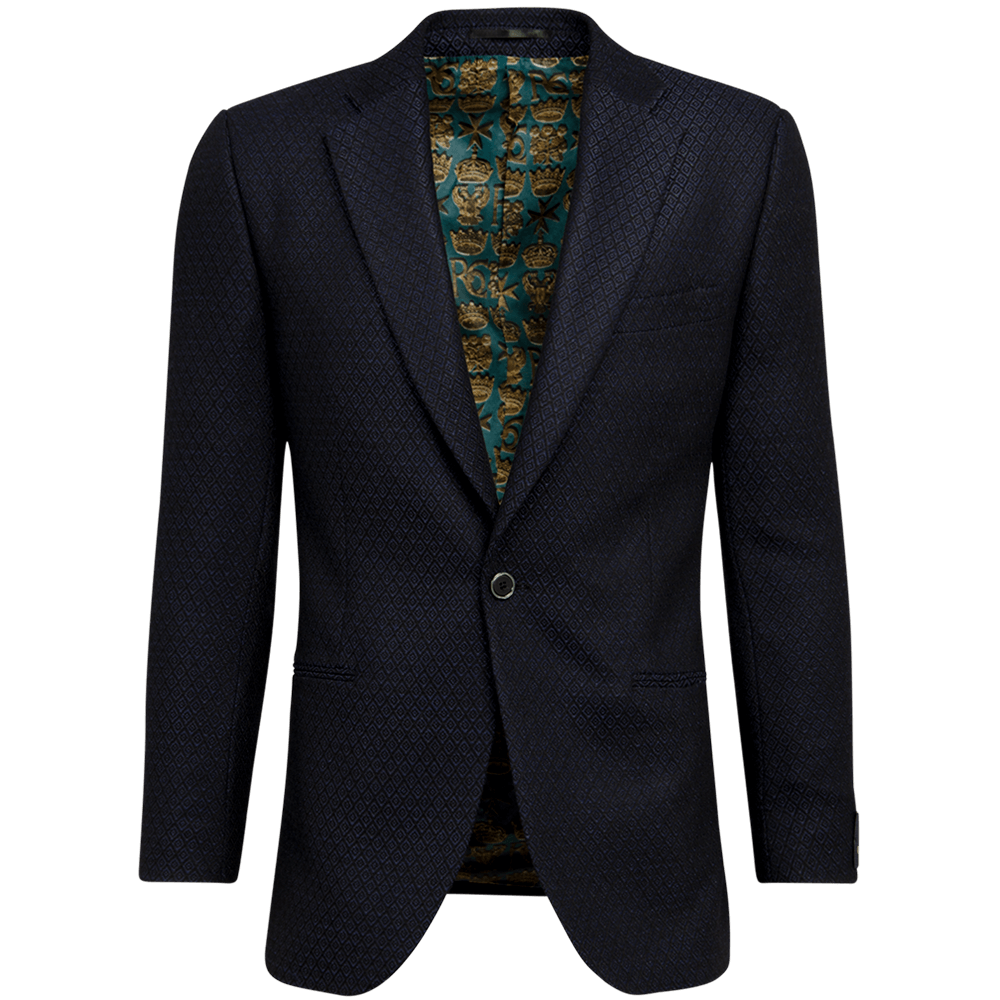 Royal Diamond Dash Weave Dinner Jacket - Gagliardi