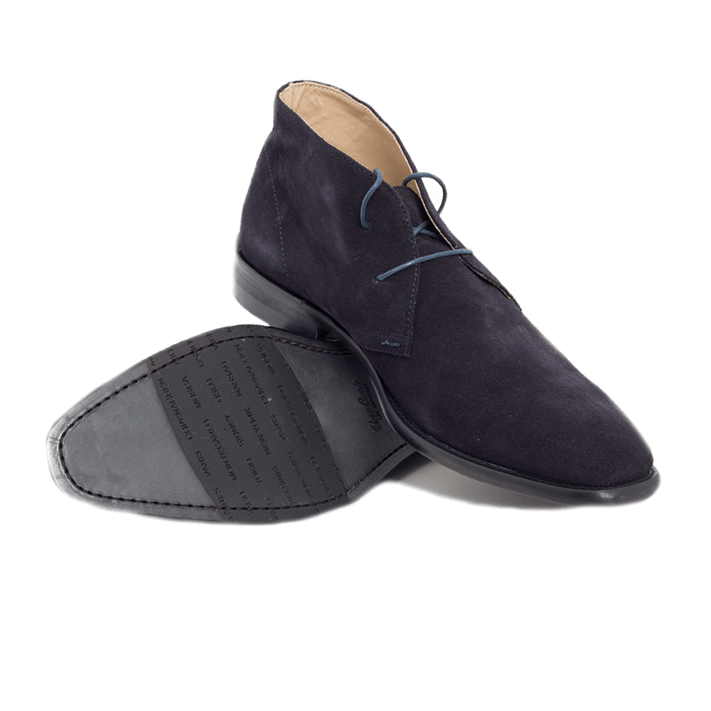 Navy Suede Desert Boots - Gagliardi