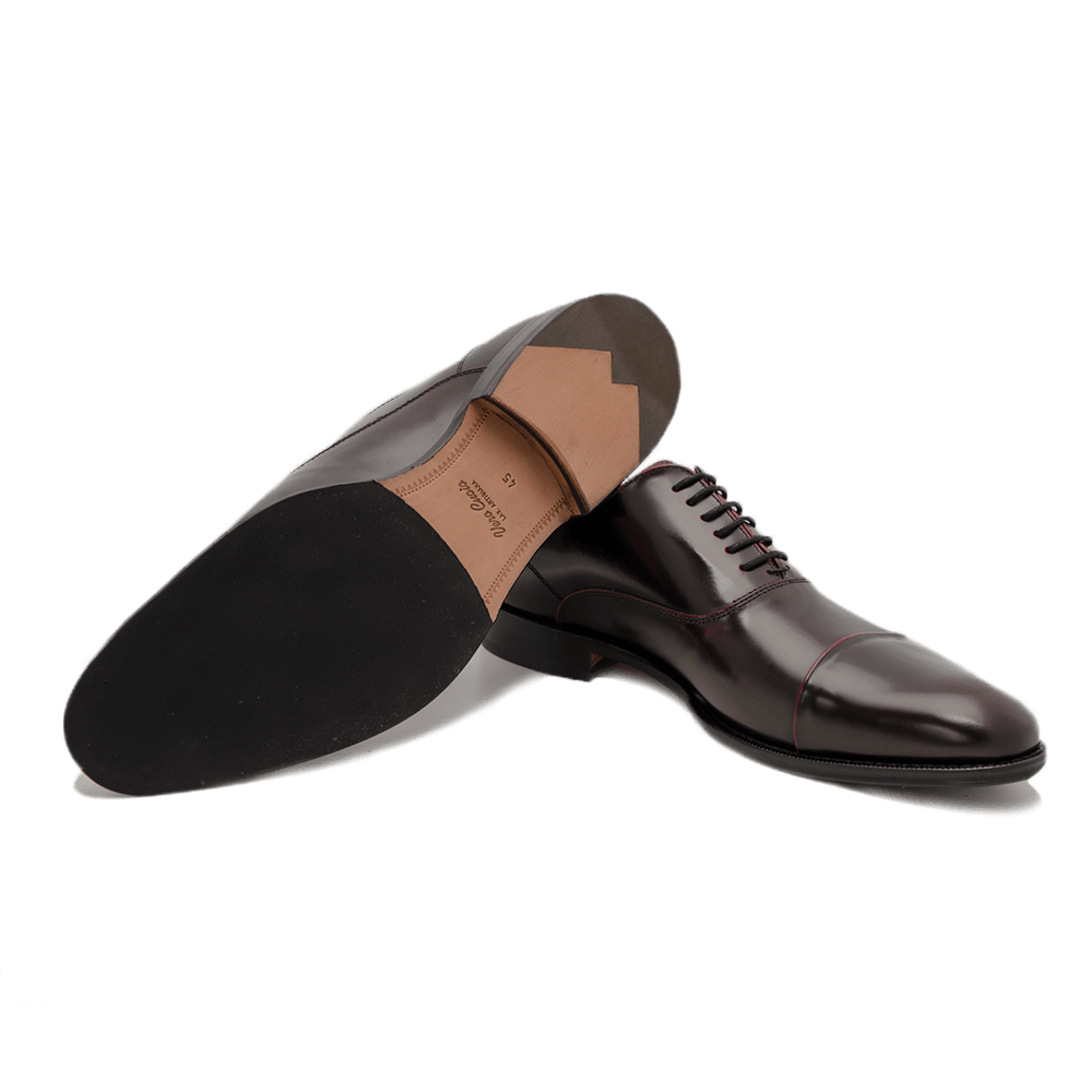 Burgundy Cap Toe Lace Up Shoe - Gagliardi