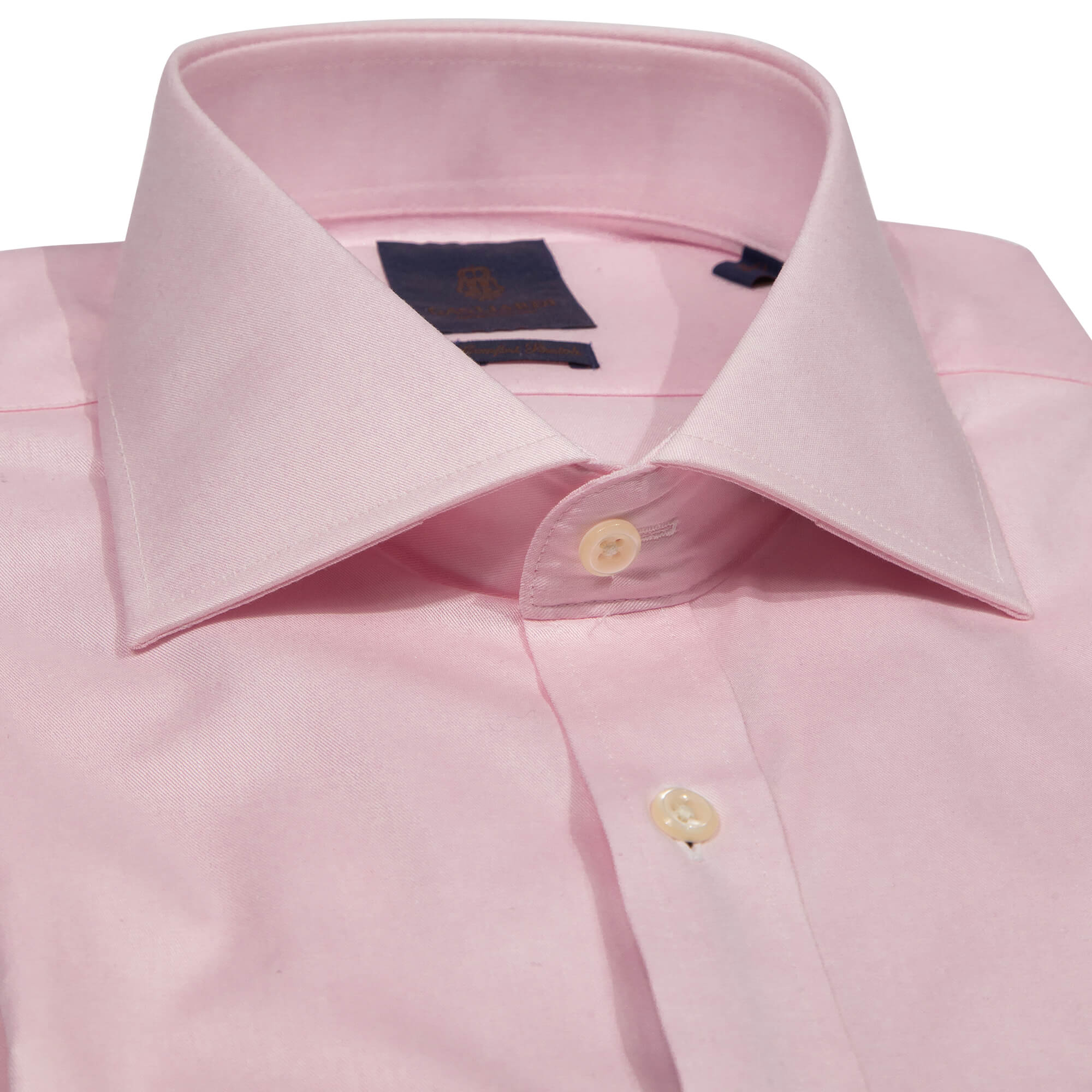 Slim Fit Pink Stretch Shirt