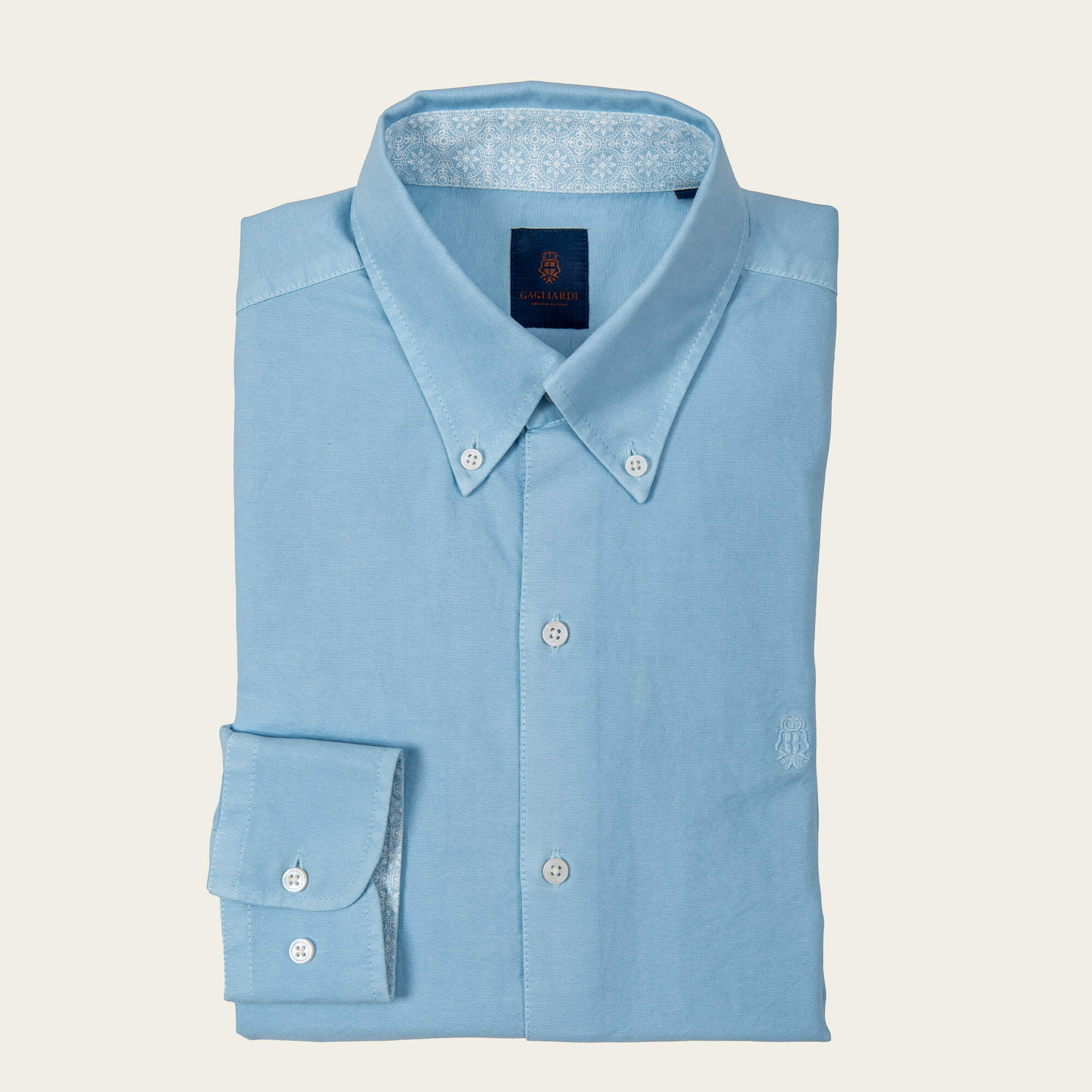 Sky Tailored Fit Oxford Button Down Shirt