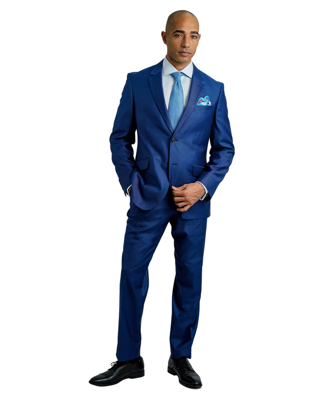 Blue Twill Tonic Suit