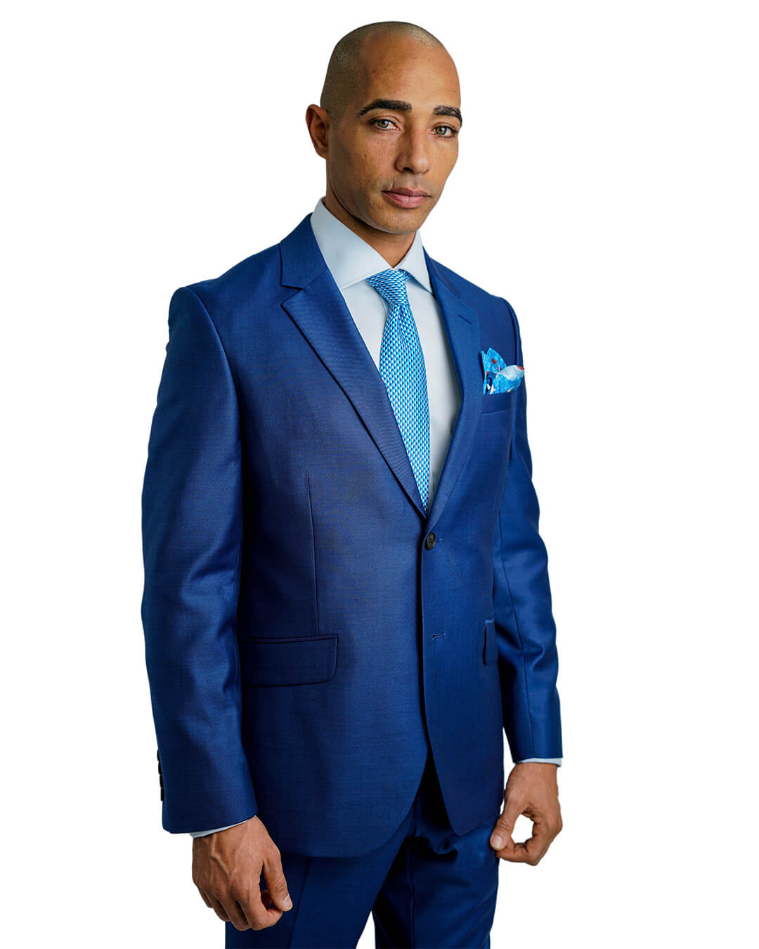 Blue Twill Tonic Suit