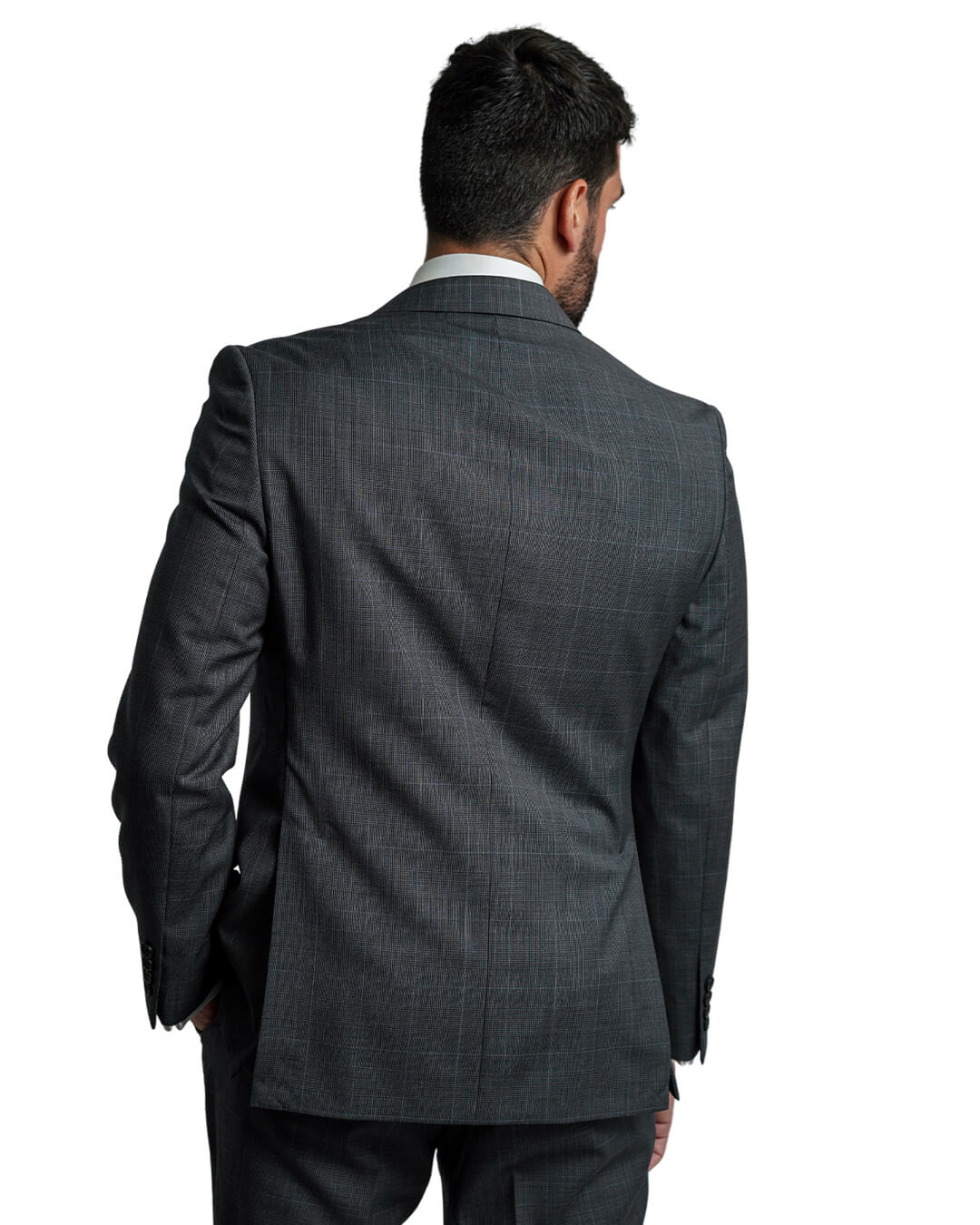Grey Prince of Wales Check Suit