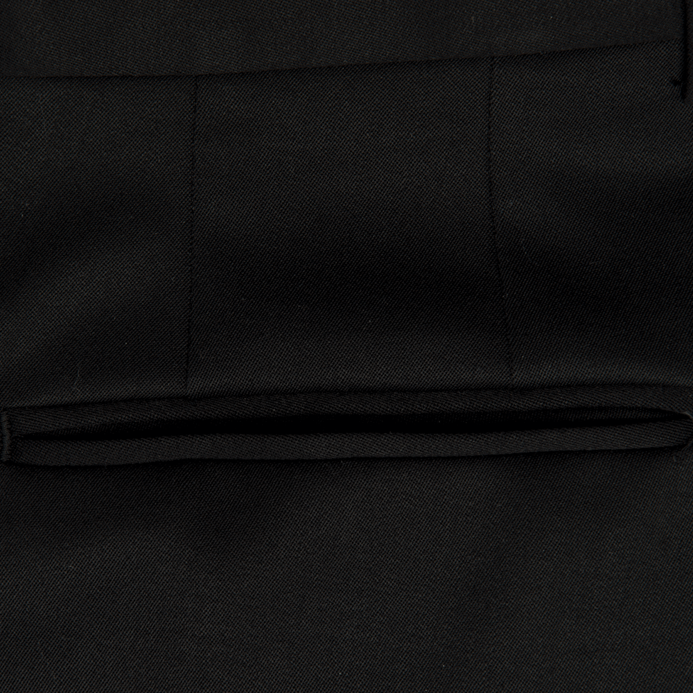Black Plain Evening Dinner Trousers - Gagliardi