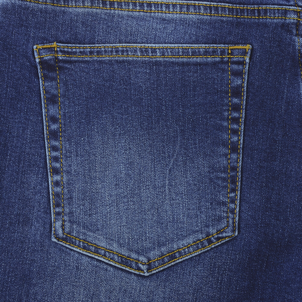 Mid-Blue Washed Jeans - Gagliardi