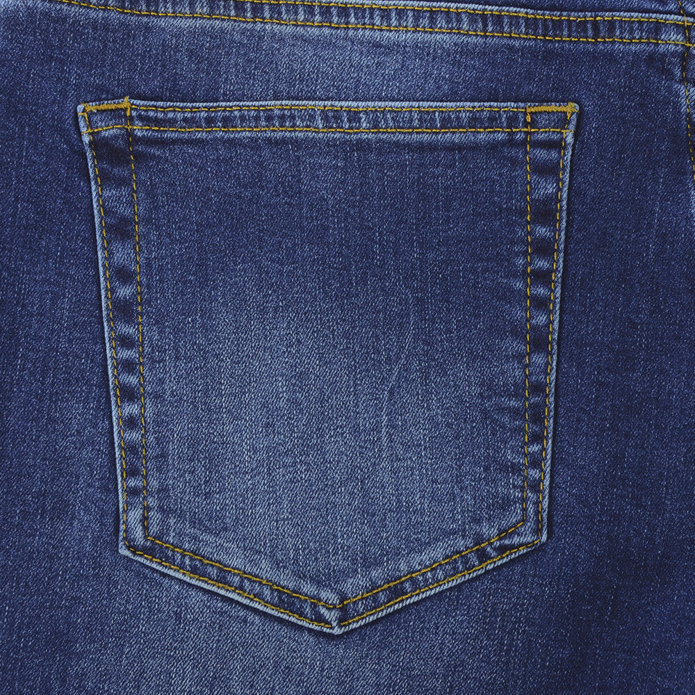 Mid-Blue Washed Jeans - Gagliardi