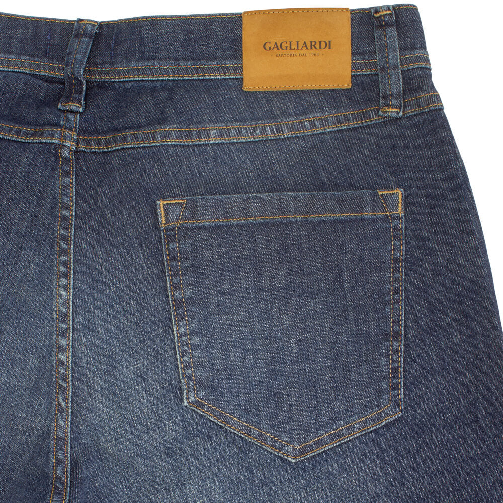 Light Blue Washed Jeans - Gagliardi