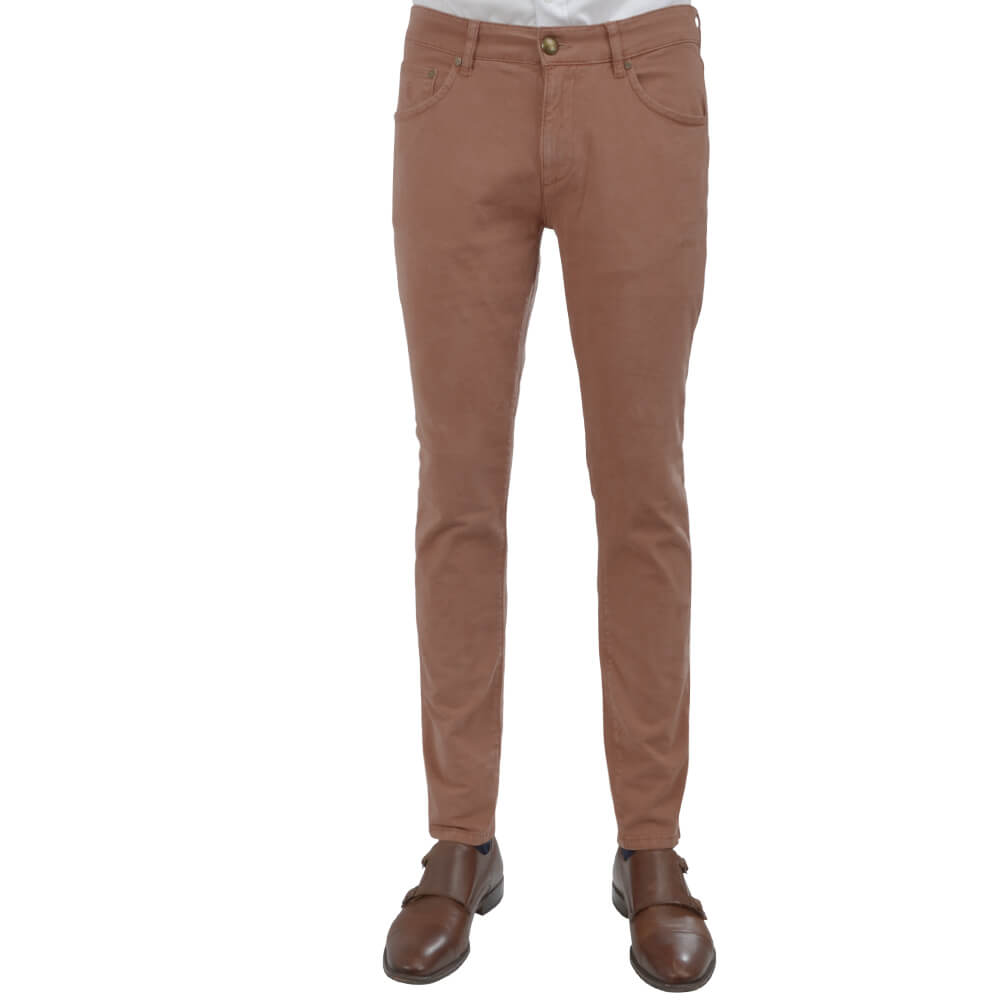 Orange Five Pocket Trousers - Gagliardi