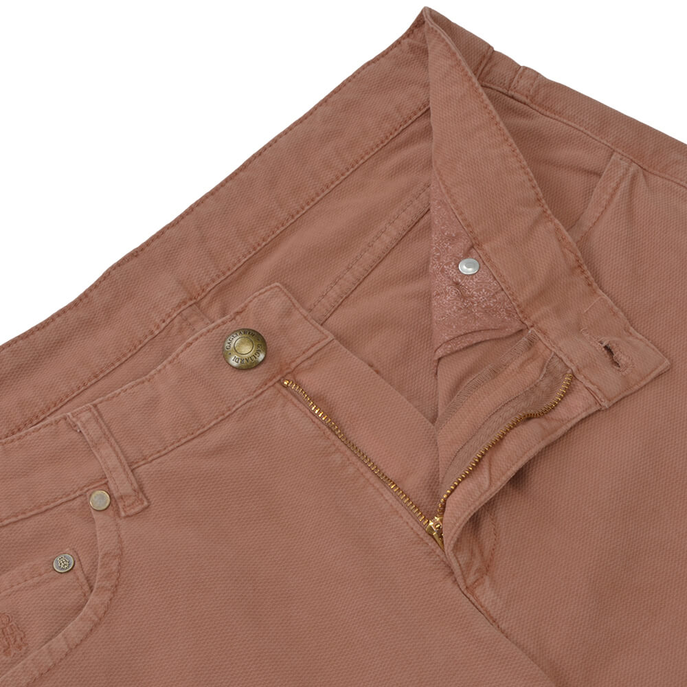 Orange Five Pocket Trousers - Gagliardi