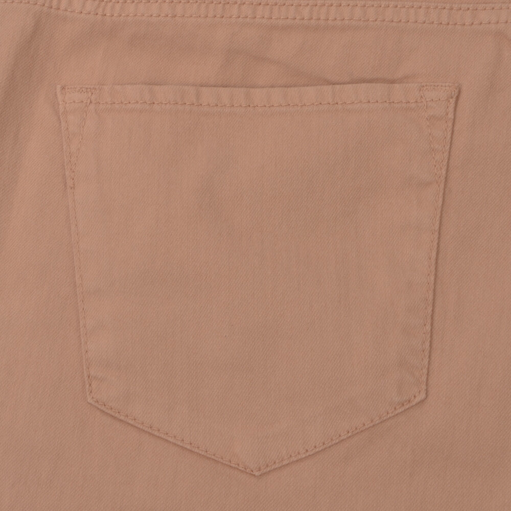 Orange Ringspun Five Pocket Trousers - Gagliardi