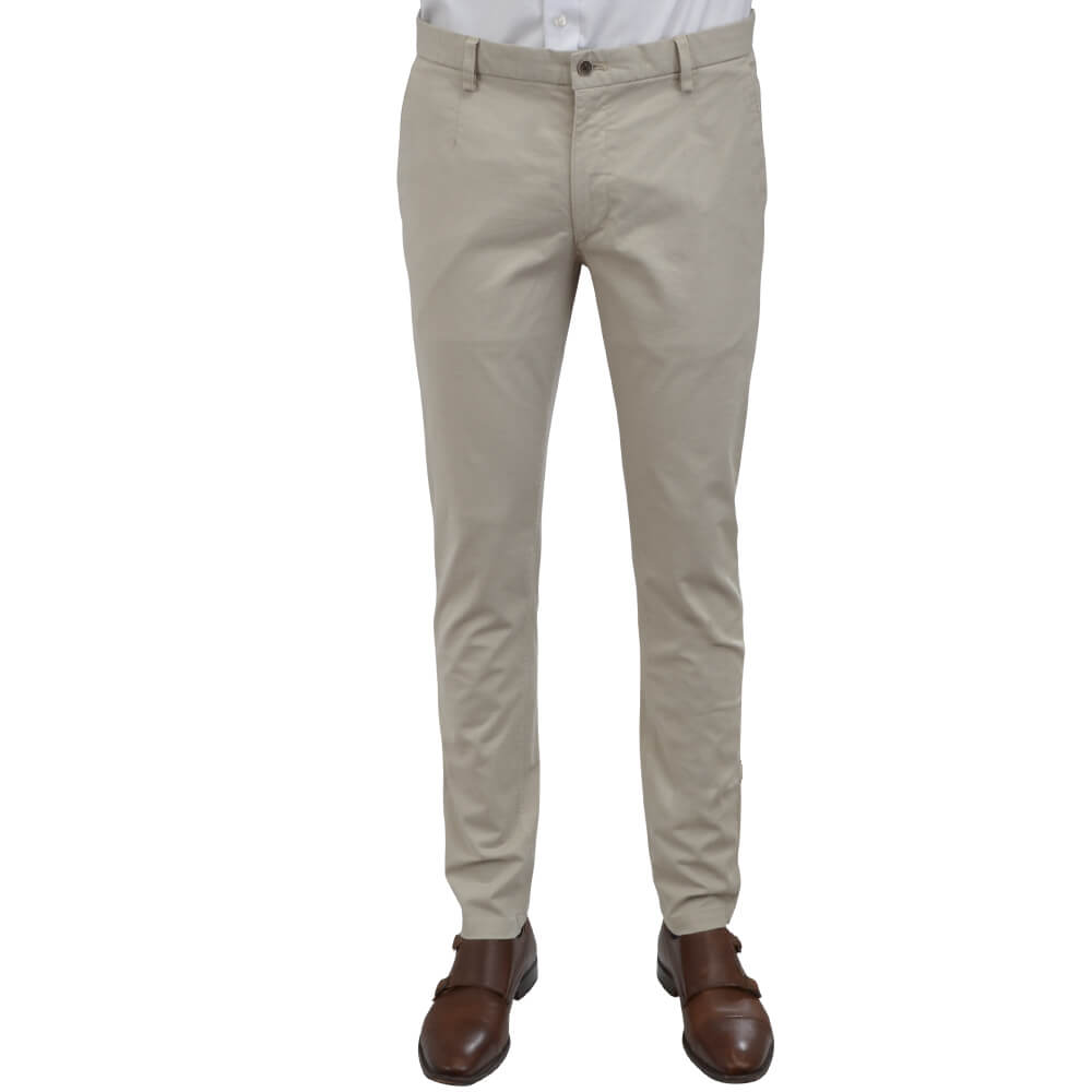 Putty Microweave Chino Trousers - Gagliardi