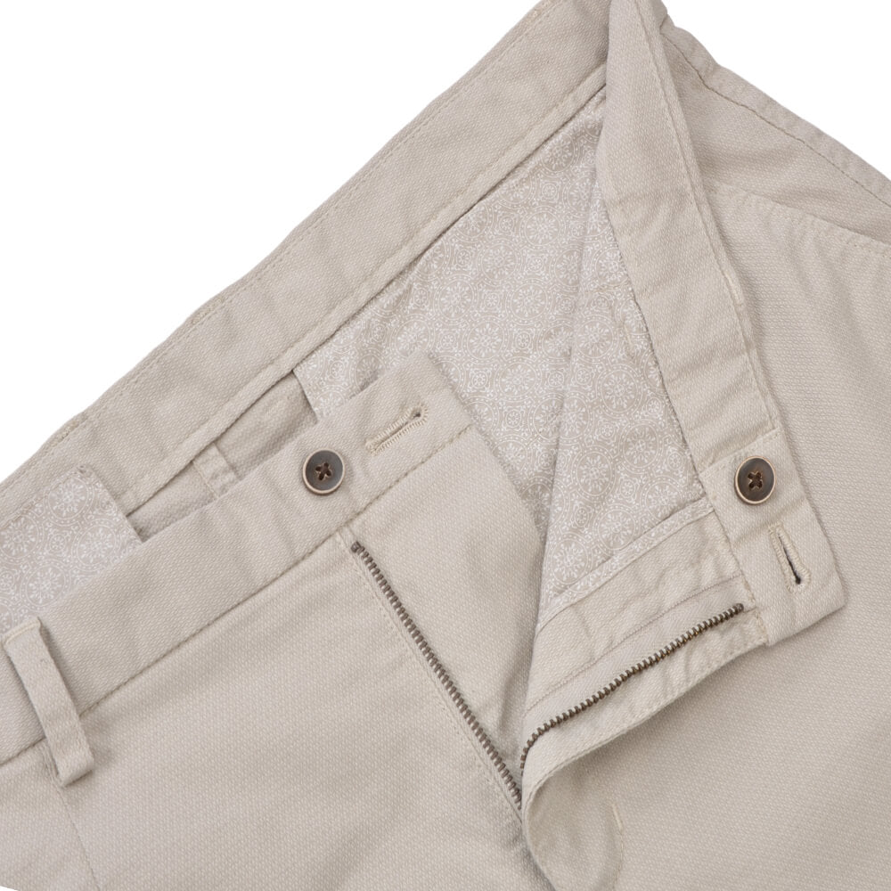 Putty Microweave Chino Trousers - Gagliardi