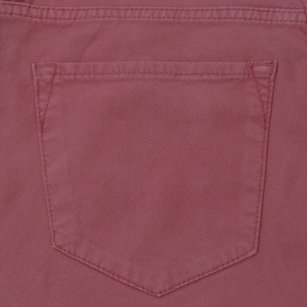 Raspberry Nailhead Five Pocket Trousers - Gagliardi