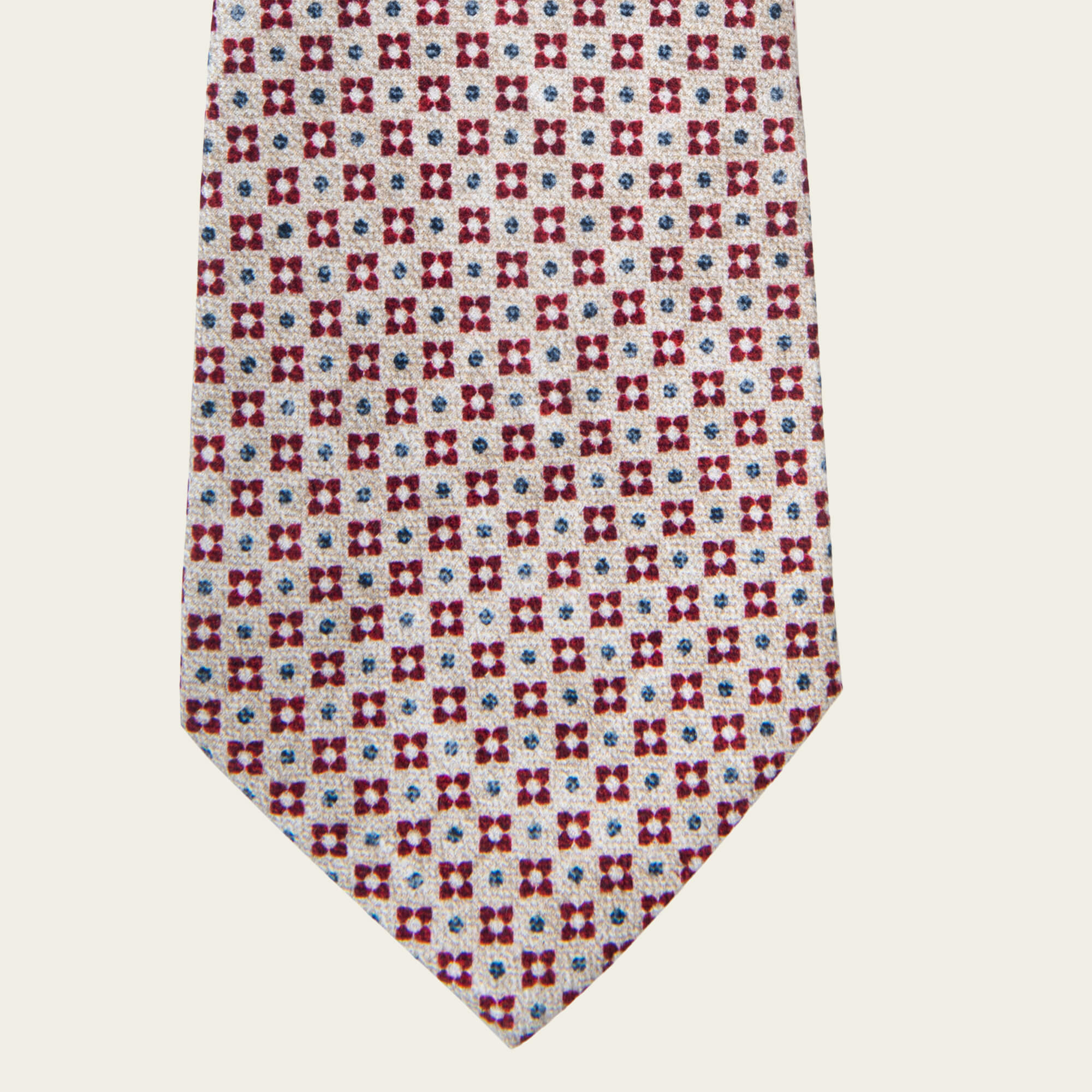 Red With Circles Tie