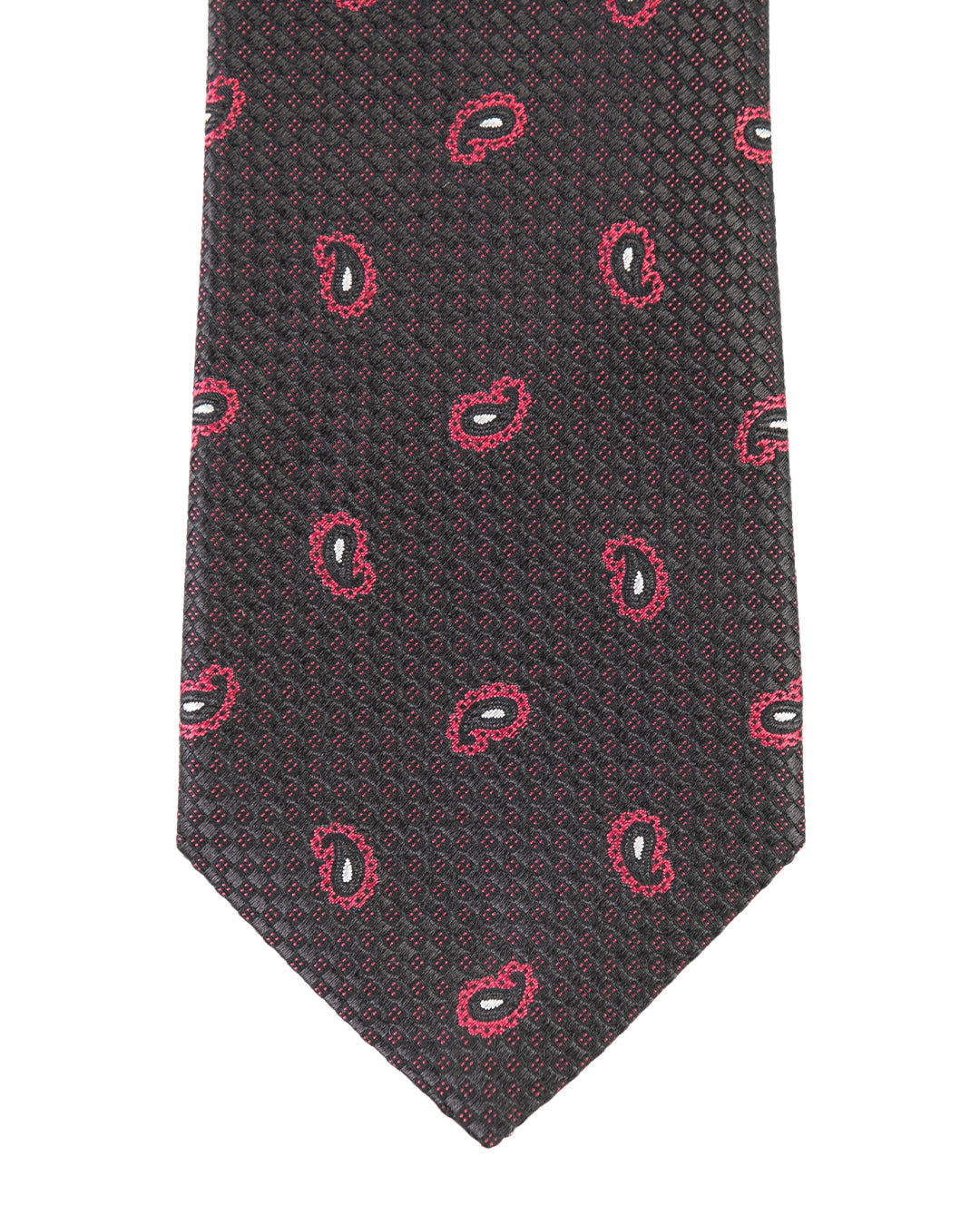Red Tie Paisley Design
