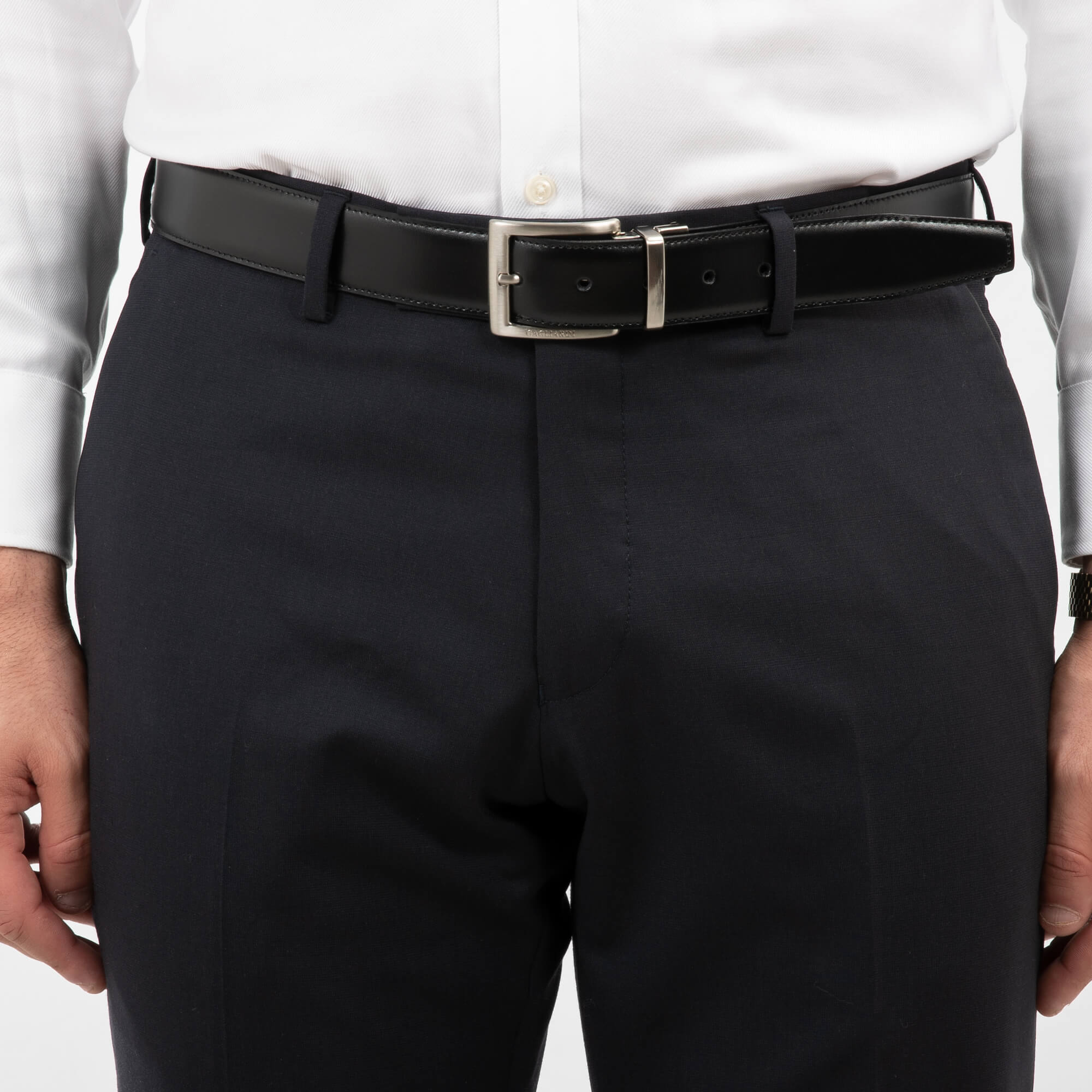 Navy Piped Tuxedo Trousers