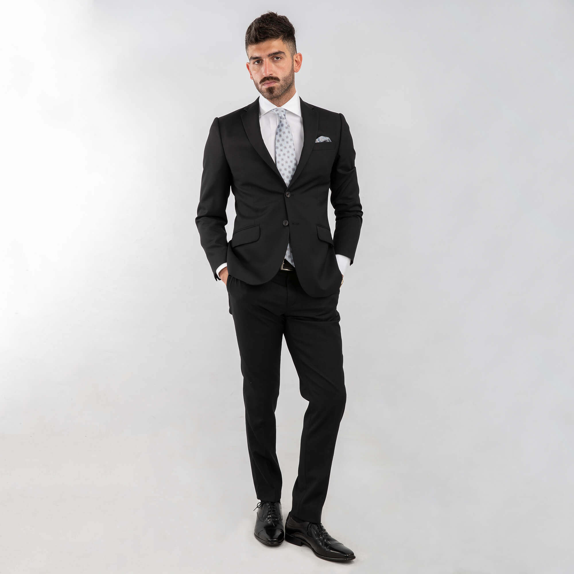 Black Travel Suit Jacket