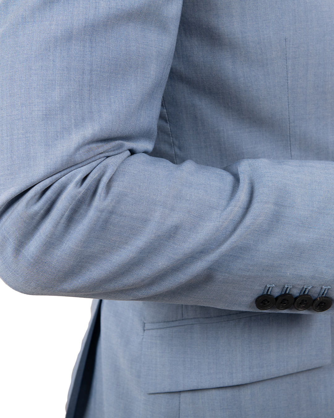 Gagliardi Reda Chambray Blue Suit Jacket