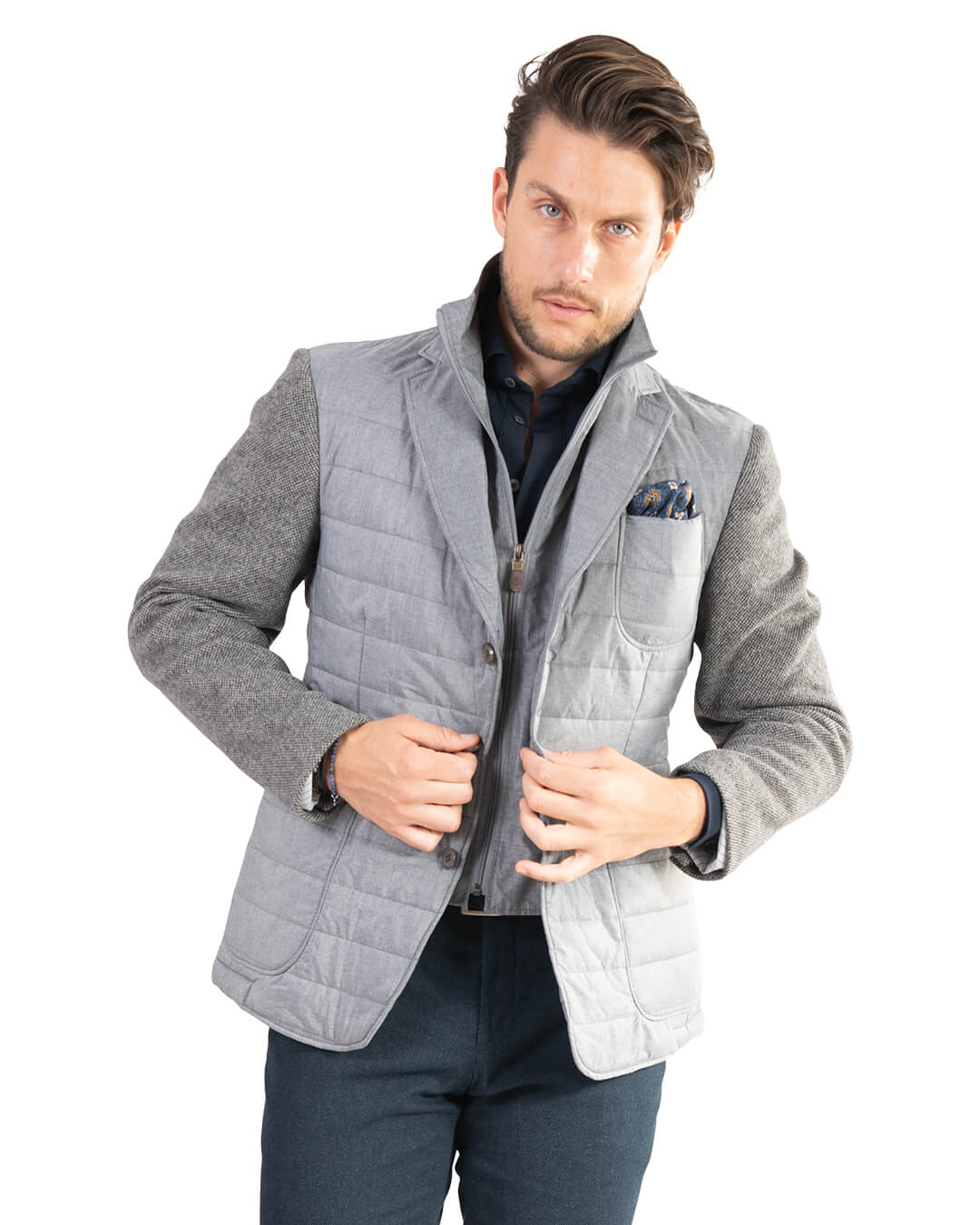 Grey Technical Pettorina Jacket