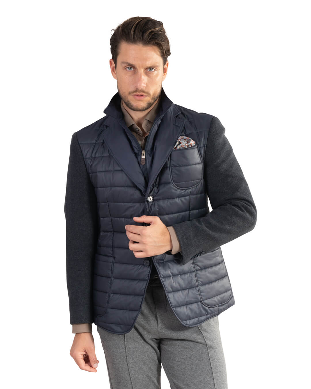 Navy Technical Pettorina Jacket