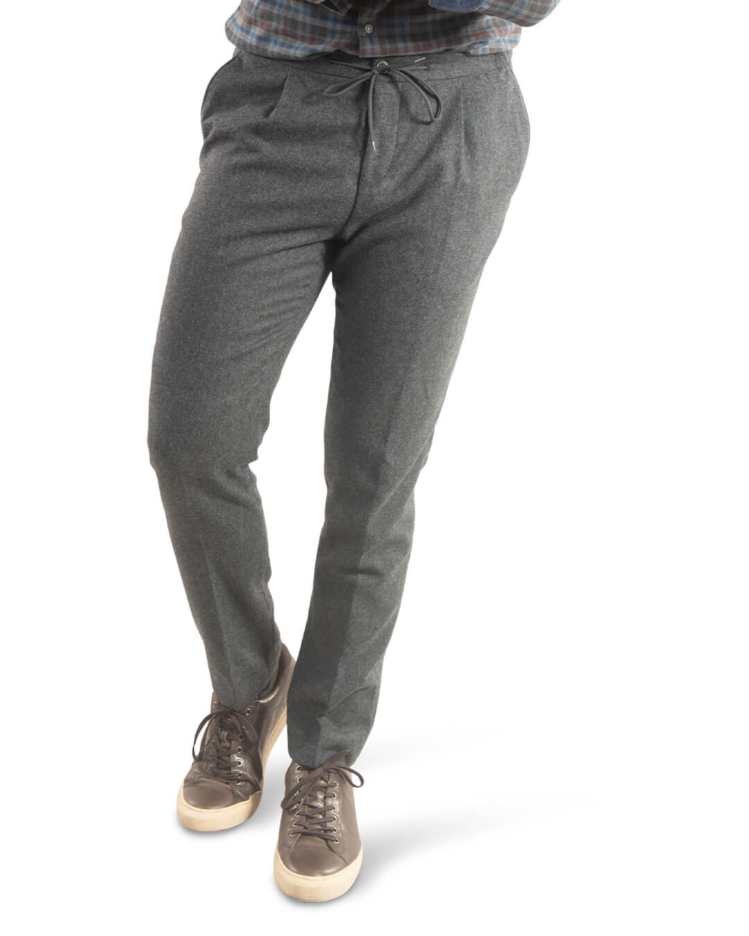 Charcoal Drawstring Trouser