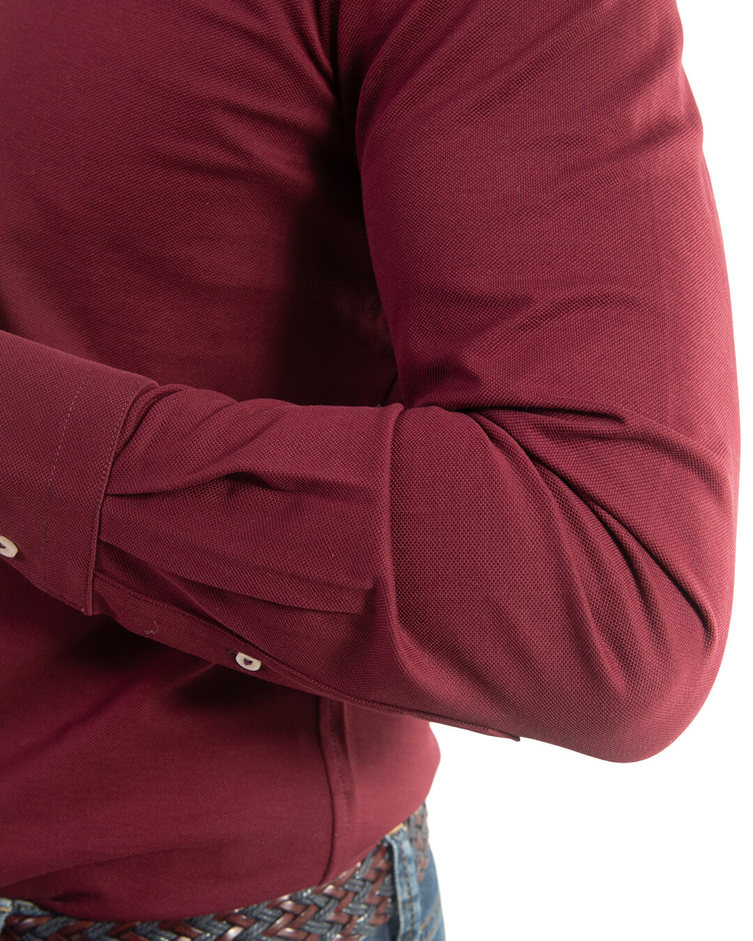 Gagliardi Burgundy Pique Popover