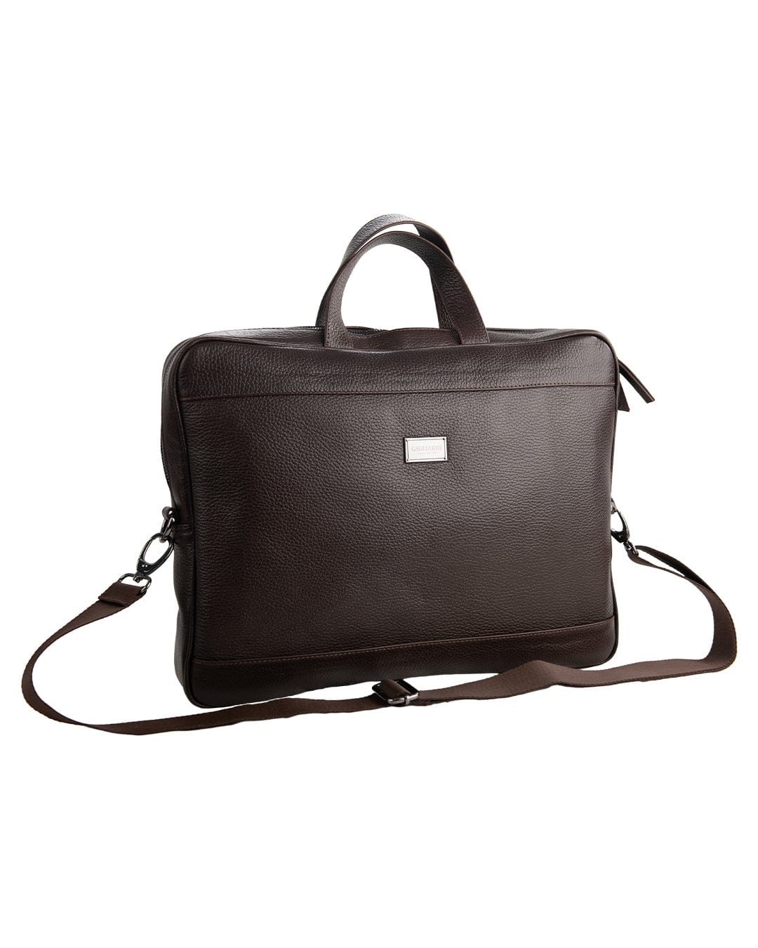 Gagliardi Bags ONE SIZE Gagliardi Scotch Grain Leather Brown Briefcase