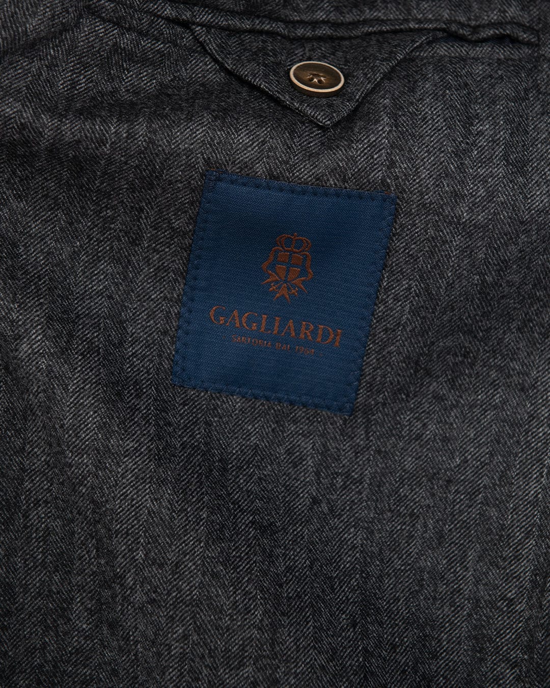 Gagliardi Jackets Gagliardi Lanificio Ing. Loro Piana Grey Herringbone Jacket