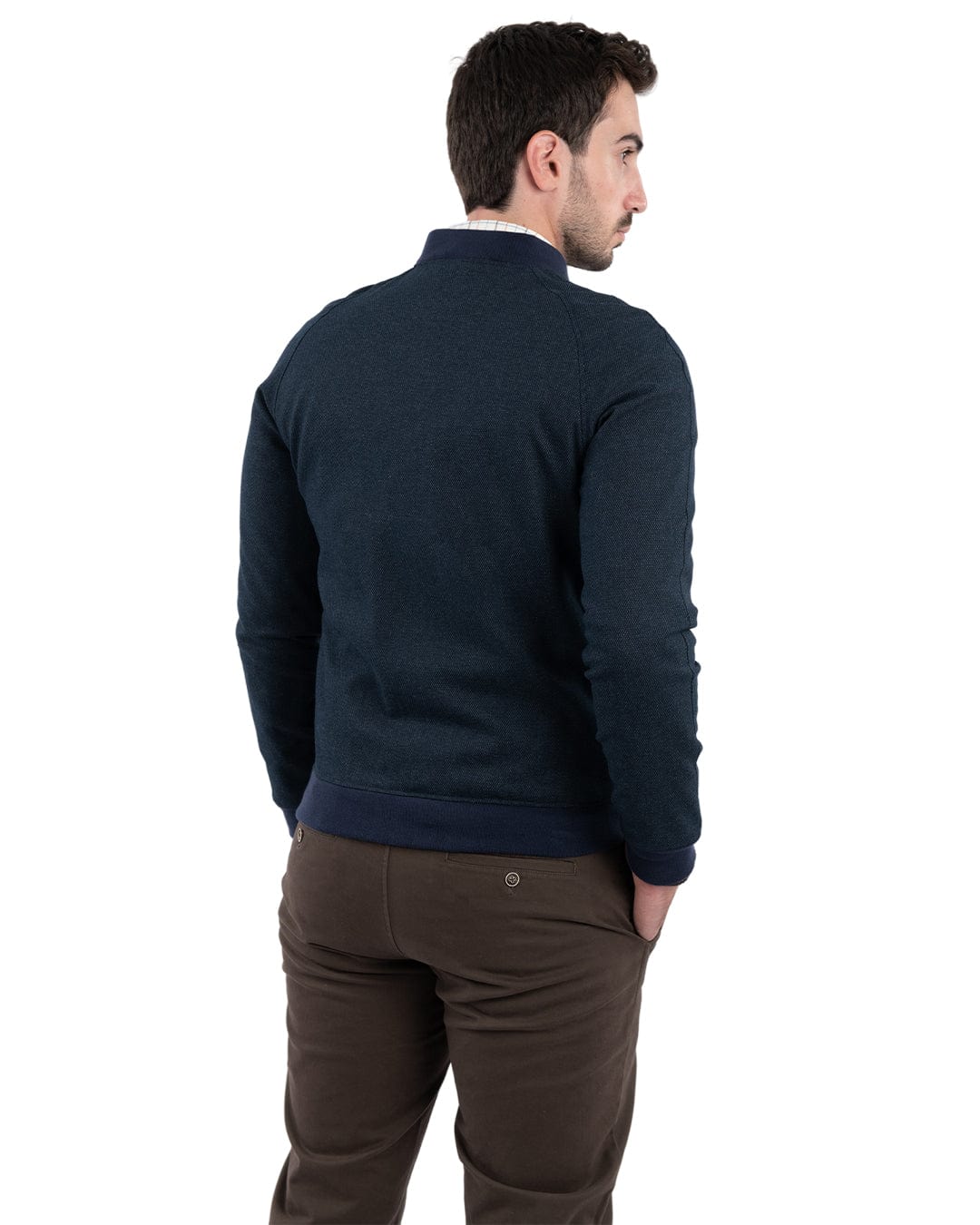 Gagliardi Outerwear Gagliardi Blue Bomber Jacket