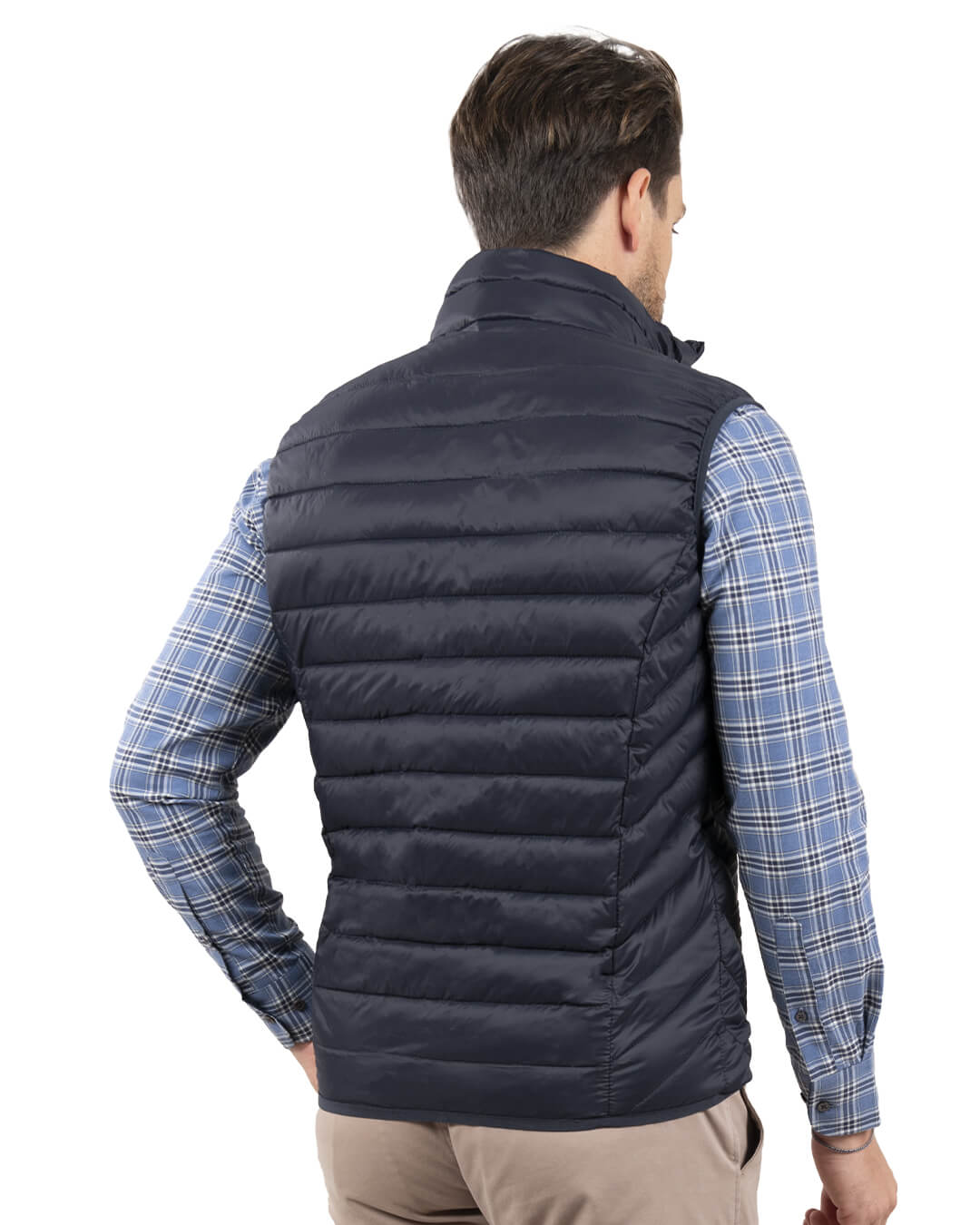 Gagliardi Outerwear Gagliardi Navy Lightweight Wadded Gilet