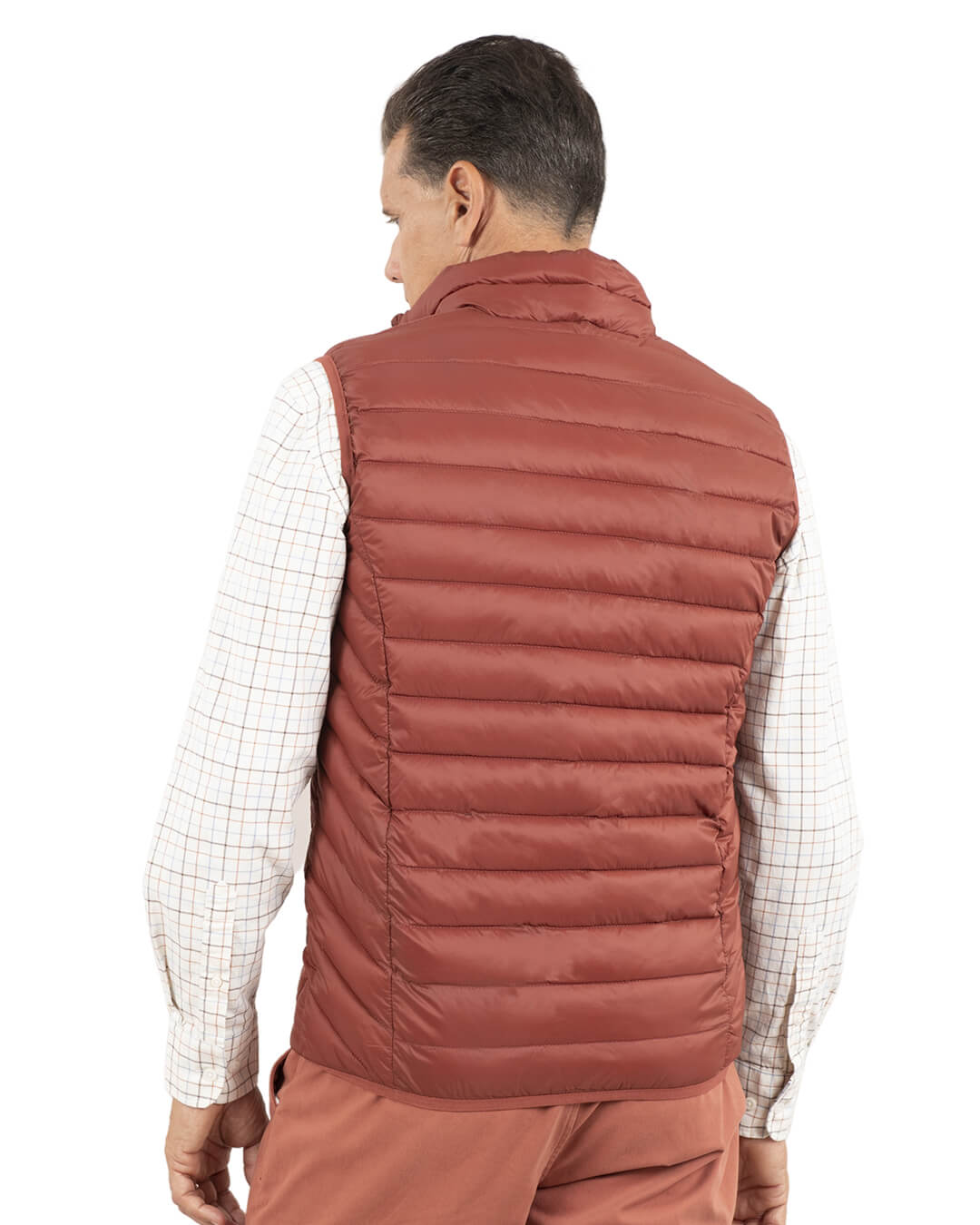 Gagliardi Outerwear Gagliardi Rust Lightweight Wadded Gilet