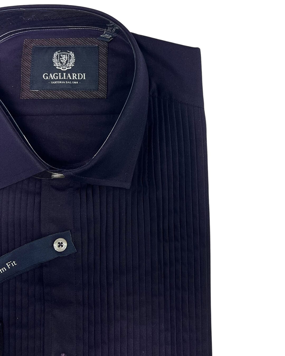 Gagliardi Shirts Gagliardi Eve Plain Dark Purple Shirt