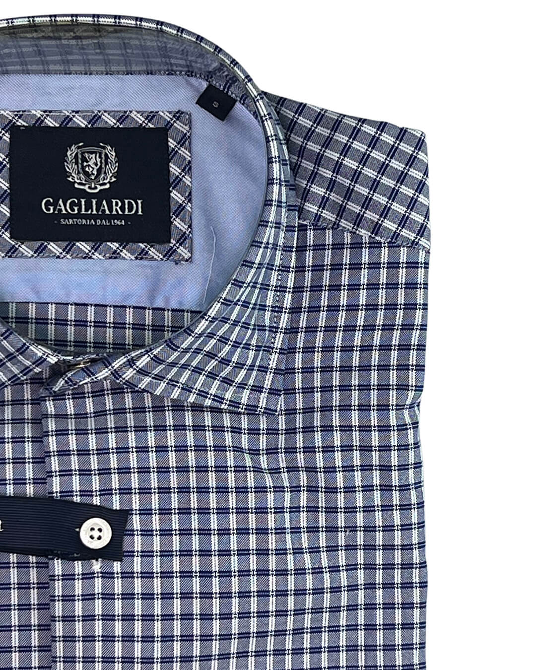 Gagliardi Shirts Gagliardi Oxford With Check Shirt