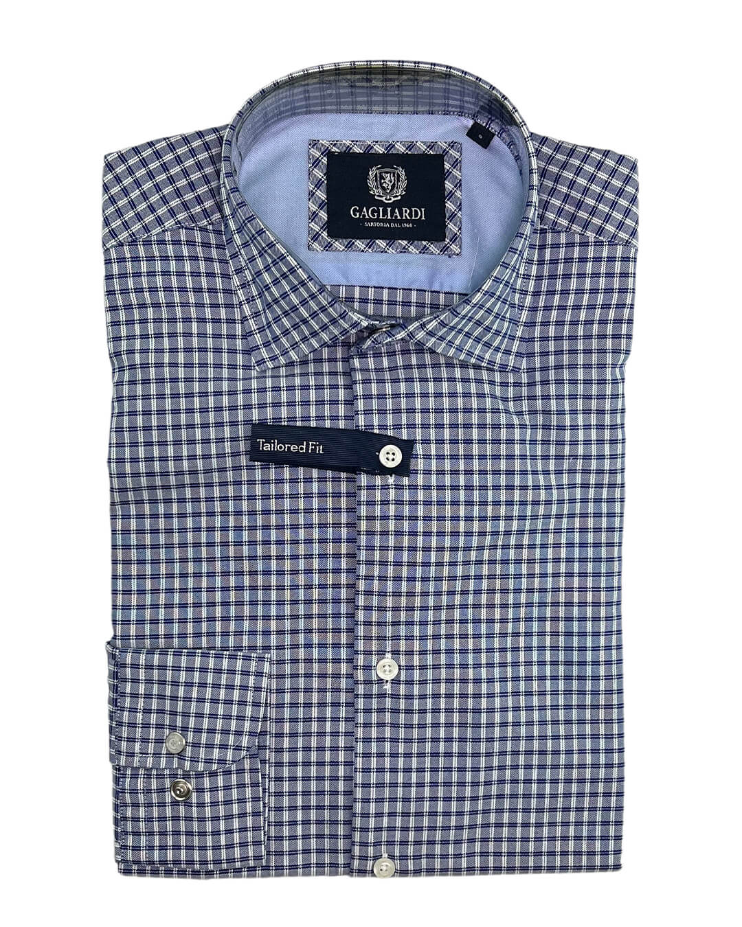 Gagliardi Shirts Gagliardi Oxford With Check Shirt