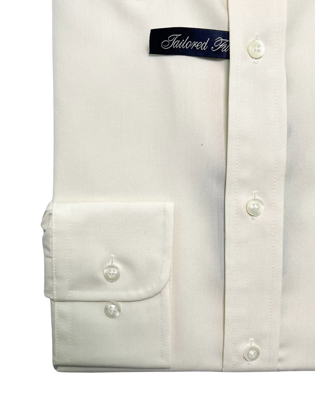 Gagliardi Shirts Gagliardi Tailored Fit Cream Shirt
