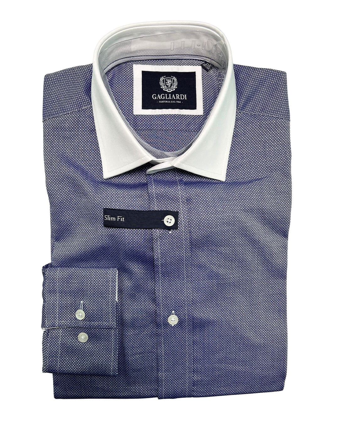 Gagliardi Shirts Shirt Twill Contrast Collar