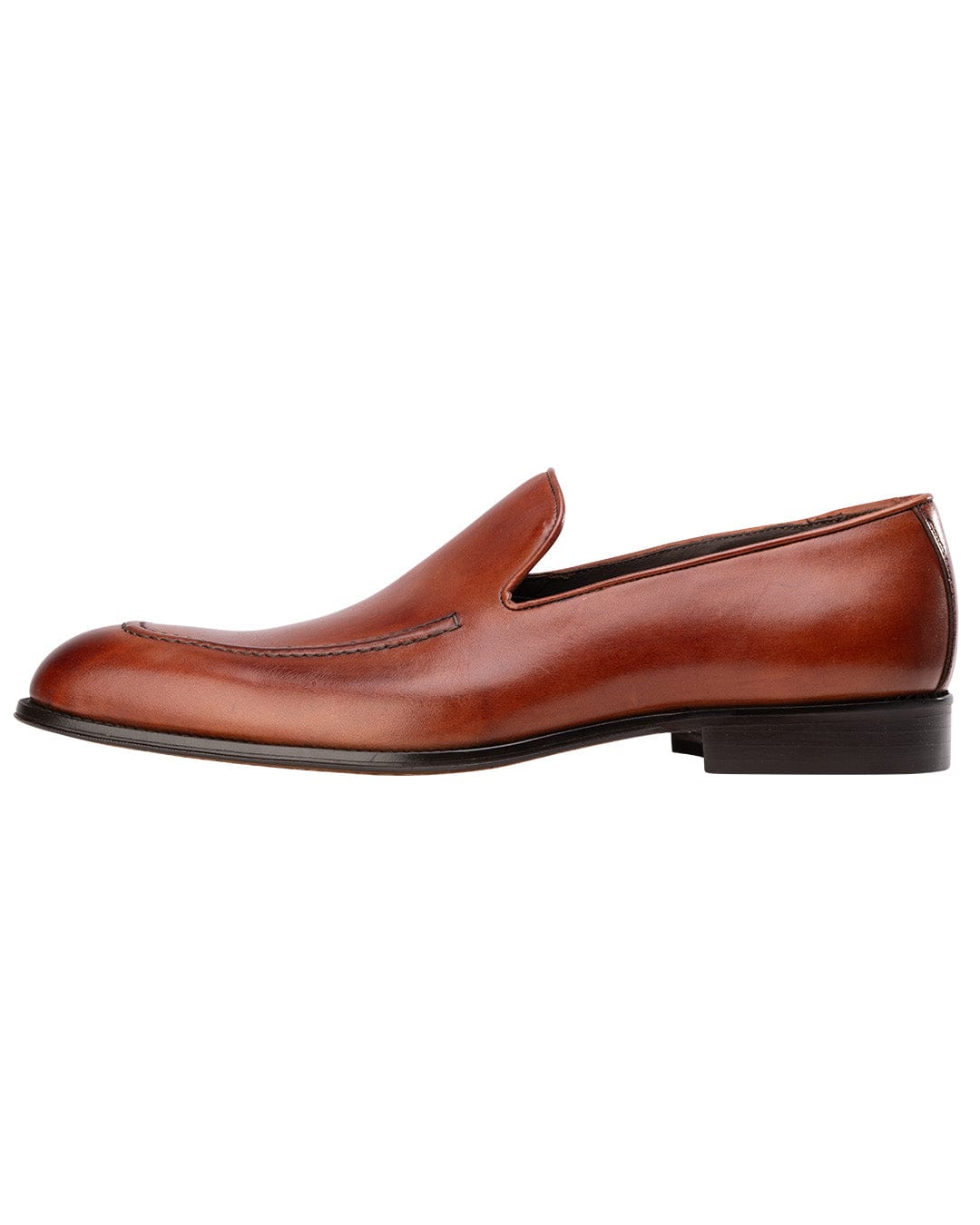 Gagliardi Shoes Gagliardi Tan Made in Italy Apron Front Loafers