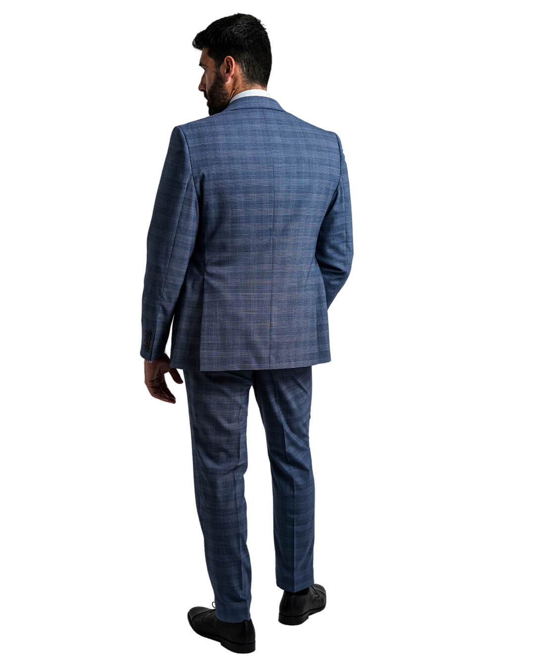 Gagliardi Suits Gagliardi Blue Mouline Check Suit