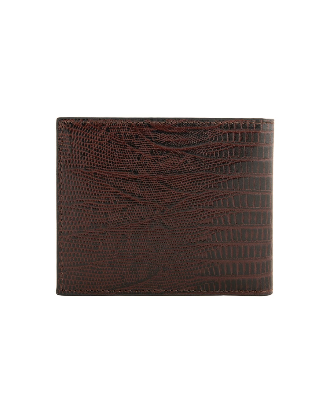 Gagliardi Wallets ONE SIZE Gagliardi Imitation Snake Skin Leather Brown Wallet