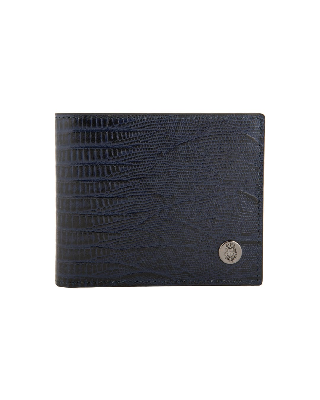 Gagliardi Wallets ONE SIZE Gagliardi Imitation Snake Skin Leather Navy Wallet
