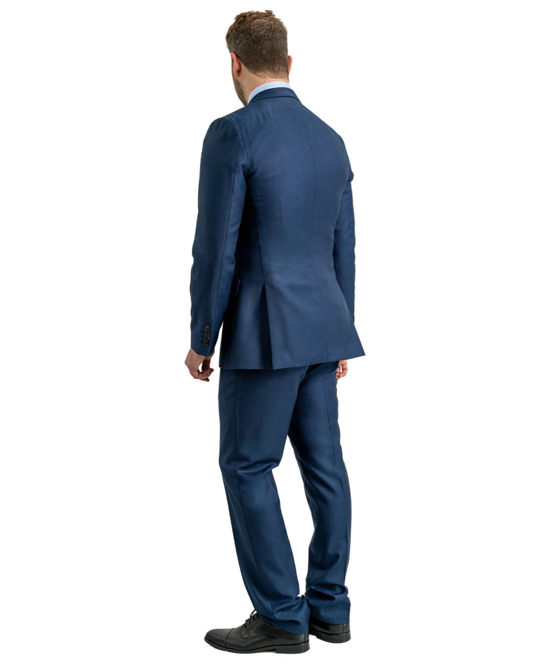 Blue Vitale Barberis Canonico Super 110s Birdseye Suit